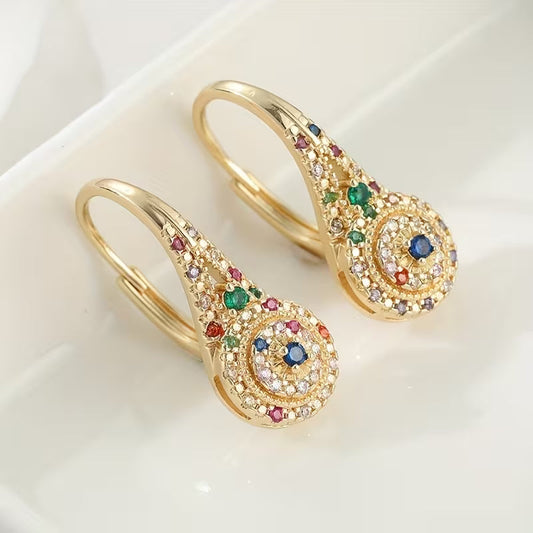 多色のきらめきエレガンス ピアス