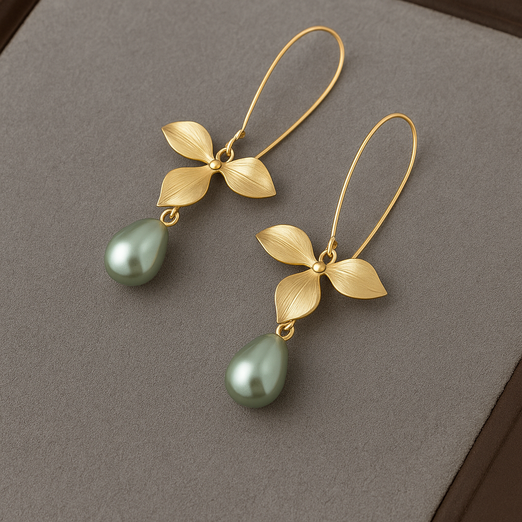 エルズリ | 金箔のイヤリング
